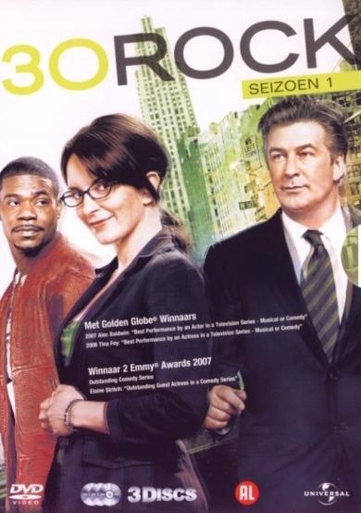 DVD - 30 Rock, Seizoen 1 • Tina Fey, Alec Baldwin, Cd's en Dvd's, Dvd's | Komedie, Zo goed als nieuw, Alle leeftijden, Ophalen of Verzenden