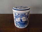 Delfts blauw stroopwafelpot., Antiek en Kunst, Antiek | Keramiek en Aardewerk, Ophalen