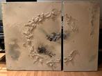 decoratief schilderij met structuurpasta, Antiek en Kunst, Kunst | Schilderijen | Modern, Ophalen