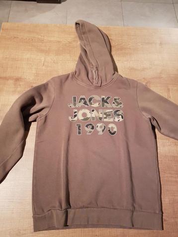 Hoodie Jack & Jones kaki 164 / 14 jaar in prima staat beschikbaar voor biedingen