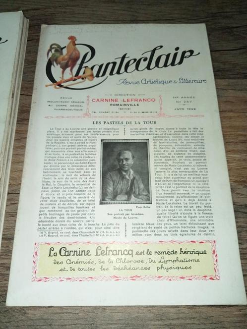 magazines Chanteclair 1928., Livres, Religion & Théologie, Utilisé, Christianisme | Catholique, Enlèvement ou Envoi