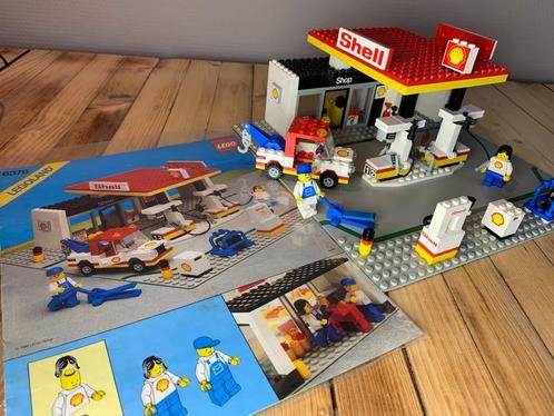 Lego 6378 Shell Service Station (Vintage 1986), Kinderen en Baby's, Speelgoed | Duplo en Lego, Zo goed als nieuw, Lego, Complete set