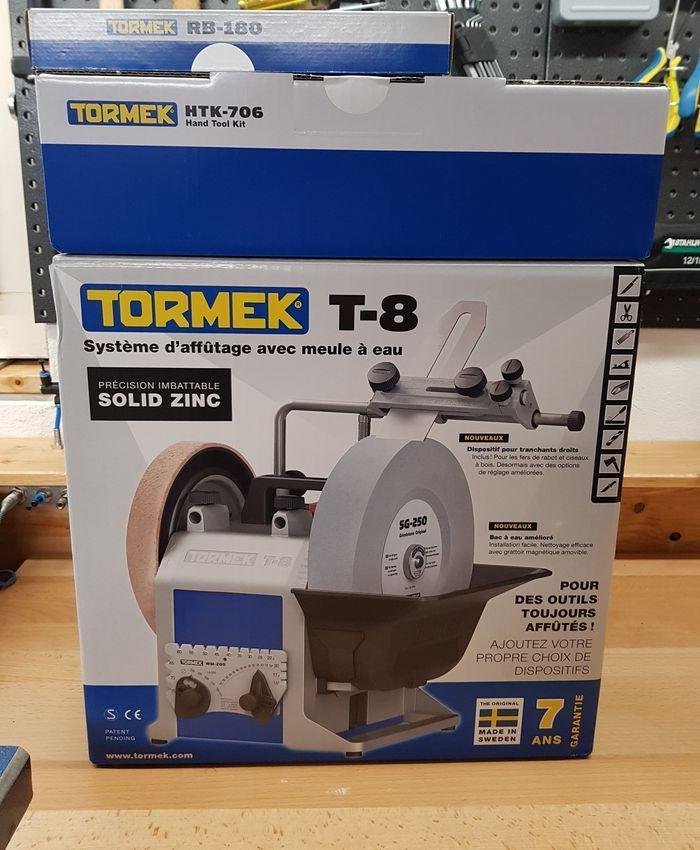 Affûteuse Tormek T-8 avec accessoires Neuve, Bricolage & Construction, Outillage | Meuleuses, Neuf, Autres types, Envoi
