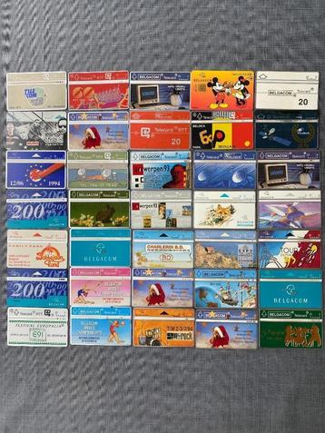 35 Belgacom telecards (1989-1994)