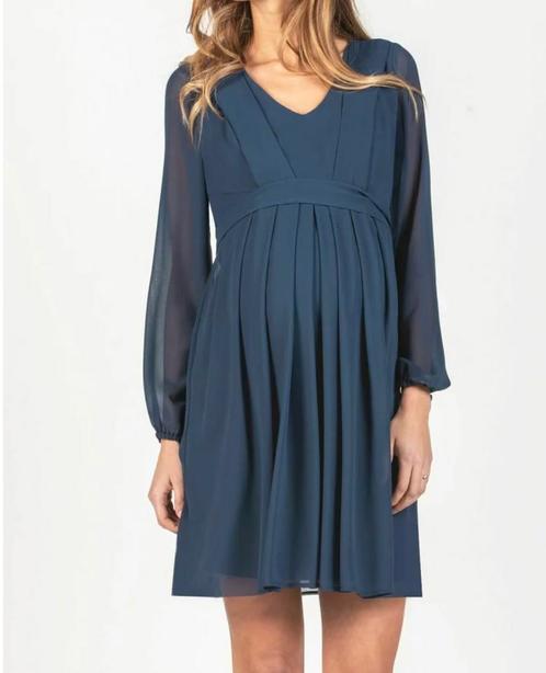Attesa Maternity zwangerschapsjurk maat L, Kleding | Dames, Zwangerschapskleding, Zo goed als nieuw, Maat 42/44 (L), Blauw, Ophalen of Verzenden