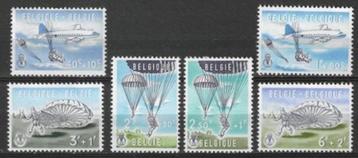 Belgie 1960 - Yvert/OBP 1133-1138 - Parachutisme (PF) beschikbaar voor biedingen