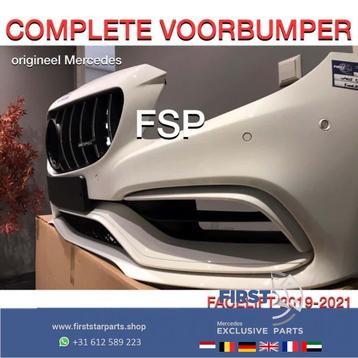 W205 FACELIFT C63 AMG VOORBUMPER + GT GRIL WIT Mercedes C Kl beschikbaar voor biedingen