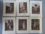6 Wenskaarten Cries of London Francis Wheatley Kleur litho,s, Ophalen of Verzenden, Zo goed als nieuw