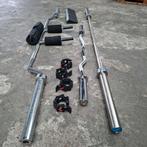 Atx Barbell 220cm+Safety Squat Bar +Ez Curl bar+ Atx Blok, Sport en Fitness, Ophalen, Zo goed als nieuw
