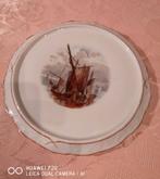 Sous-verre antique en porcelaine., Antiquités & Art, Enlèvement ou Envoi