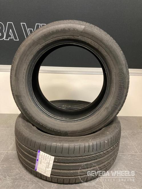 2x 255/55/19 111Y Continental Contisportcontact 5 zomerbande, Auto-onderdelen, Banden en Velgen, Band(en), Zomerbanden, 19 inch