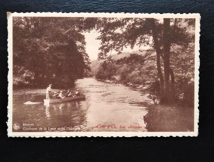 Oude postkaart uit Houyet - „Côte d'Or” collectie, Verzamelen, Postkaarten | België, Ongelopen, Namen, 1920 tot 1940, Verzenden