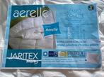 Premium dekbed Jaritex Aerelle + overtrek, Beige, Comme neuf, Enlèvement, Couverture ou Couette