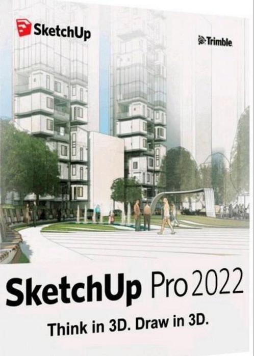 SketchUp pro 2022 origineel met permanente licentie code, Informatique & Logiciels, Logiciel d'Édition, Enlèvement ou Envoi