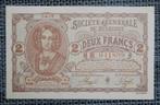 Bankbiljet 2 Francs België 07.04.15 UNC, Postzegels en Munten, Ophalen of Verzenden, Setje