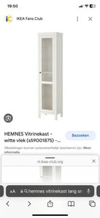 Vitrinekast Ikea, Huis en Inrichting, Kasten | Vitrinekasten, Ophalen, Met deur(en), 50 tot 100 cm, Zo goed als nieuw