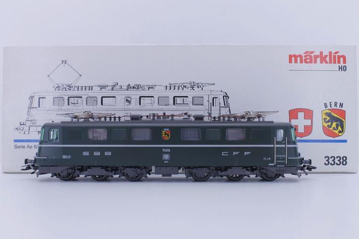 Marklin 3338 HO DC HAMO Serie Ae 6/6 SBB, Hobby & Loisirs créatifs, Trains miniatures | HO, Comme neuf, Locomotive, Märklin, Analogique