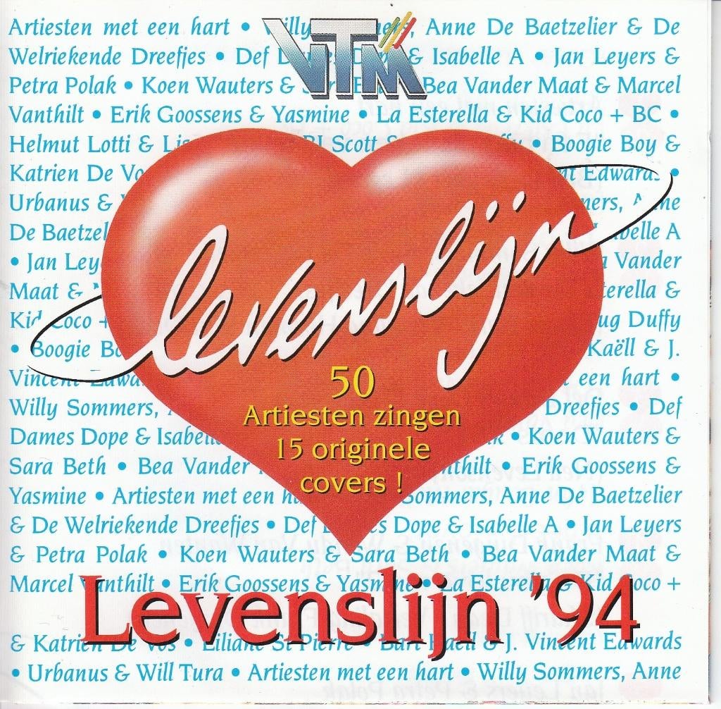 50 artiestenzingen 15 zeldzame covers voor Levenslijn 94, Cd's en Dvd's, Cd's | Verzamelalbums, Pop, Verzenden