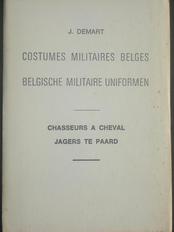 Chasseurs à cheval belges pochette illustrations Demart 1950, Verzamelen, Militaria | Algemeen, Landmacht, Overige typen, Verzenden