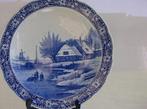 Groot sierbord in Delfts Blauw - Sphinx - 40 cm, Antiek en Kunst, Antiek | Wandborden en Tegels, Ophalen