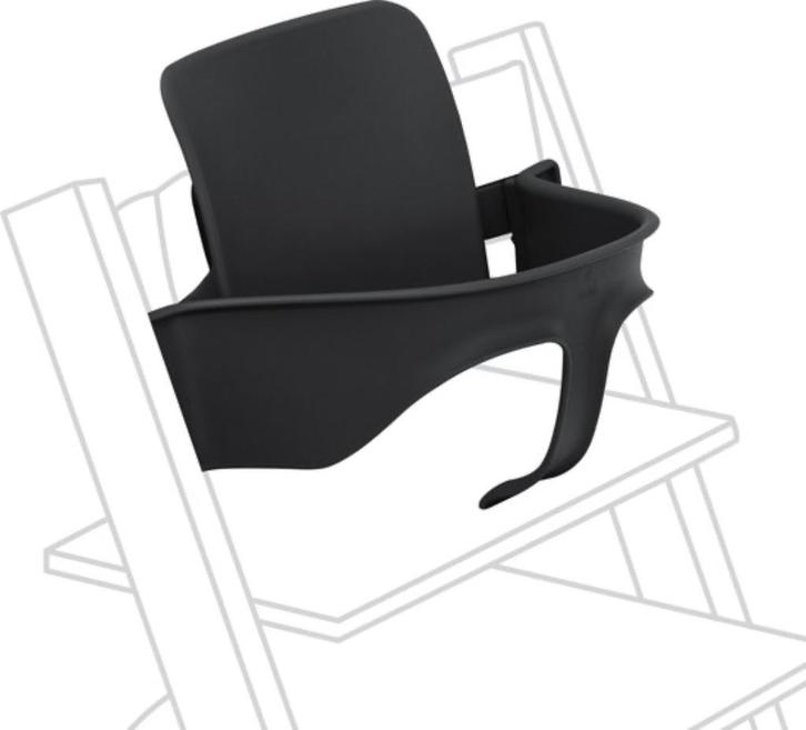 Trip Trap babyset zwart, Kinderen en Baby's, Kinderstoelen, Gebruikt, Meegroeistoel, Ophalen