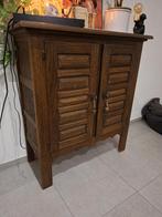 Staande kast tweedeurs, Huis en Inrichting, Ophalen, 100 tot 150 cm, Klassiek, Eikenhout