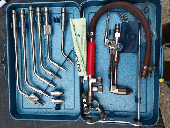 Acytileen/zuurstof las en snijset, Doe-het-zelf en Bouw, Gereedschap | Lasapparaten, Zo goed als nieuw, Ophalen