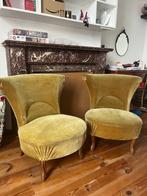 Vintage fauteuils, Maison & Meubles, Fauteuils, Autres matériaux, Vintage, Utilisé, Moins de 75 cm