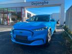 Ford Mustang Mach E, Auto's, Automaat, Achterwielaandrijving, Blauw, Leder
