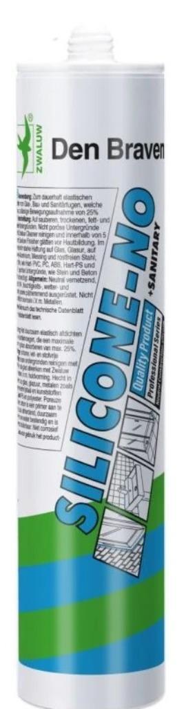 14 st. Silicone-no kit 310 ml, Zwaluw/Den Braven, € 20 beschikbaar voor biedingen