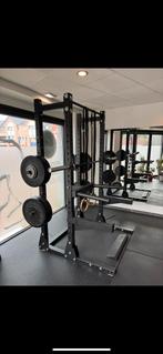 Barbell en bumper plates bodysolid, Sport en Fitness, Ophalen, Gebruikt