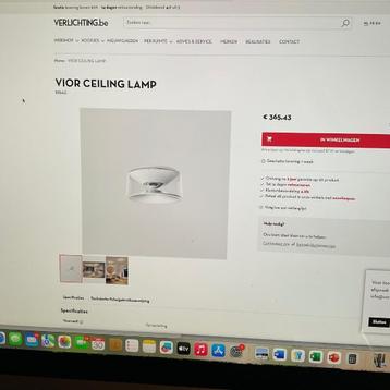 design plafondlamp VIOR beschikbaar voor biedingen