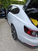 Polestar 2   78 KWH DUAL MOTOR PLUS PILOT 360CAM LED PANO AC, Auto's, Polestar, Automaat, Polestar 2, USB, Leder en Stof
