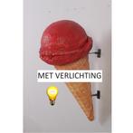Crème glacée suspendue 89 cm - glace à la fraise sur cornet, Collections, Marques & Objets publicitaires, Enlèvement, Neuf