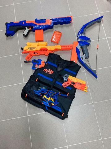 NERF geweren en toebehoren beschikbaar voor biedingen