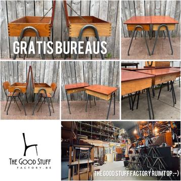 GRATIS lot bureaus |  The Good Stuff Factory ruimt op beschikbaar voor biedingen