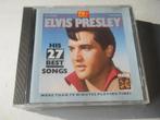 CD - ELVIS PRESLEY - 27 BEST SONGS, Verzenden, 1960 tot 1980, Zo goed als nieuw