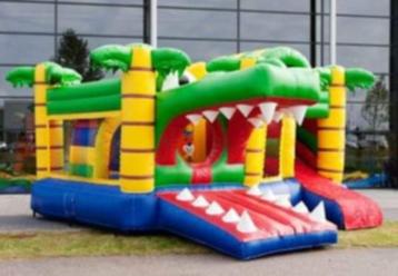 springkasteel krokodil multiplay te koop beschikbaar voor biedingen