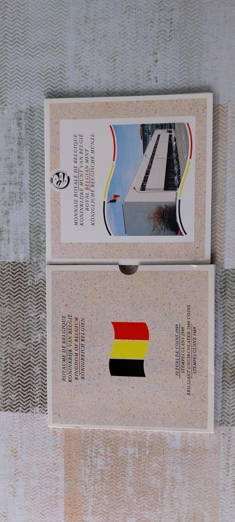 Fdc set België 1989, Ophalen of Verzenden, Metaal, Setje