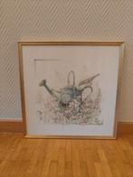 Ingekaderde naaidoek gieter, Antiek en Kunst, Ophalen