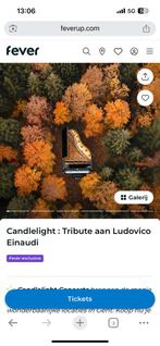 2x tickets Candlelight een tribute aan Ludovico Einaudi, Twee personen, Mei