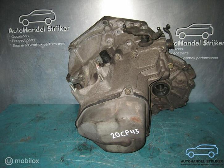 Gebruikte & revisie 5-versn.bak 20cp43 Peugeot 307 ('01-'07), Auto-onderdelen, Transmissie en Toebehoren, Peugeot, Gereviseerd