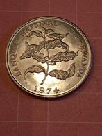 RWANDA 10 Francs 1974 - Haute qualité, Timbres & Monnaies, Monnaies | Afrique, Enlèvement ou Envoi, Monnaie en vrac, Autres pays