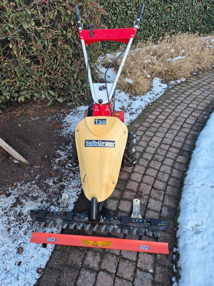 Tielbürger T 50 maaibalk (87cm , Honda motor), Tuin en Terras, Grasmaaiers, Zo goed als nieuw, 50 cm of meer, Balkmaaier, Versnellingen