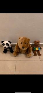 Lot de 3 peluches, Comme neuf, Ours
