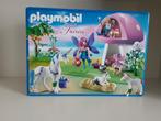 PLaymobil feeën en verzorgingspost voor eenhoorns - compleet, Ophalen of Verzenden, Zo goed als nieuw, Complete set