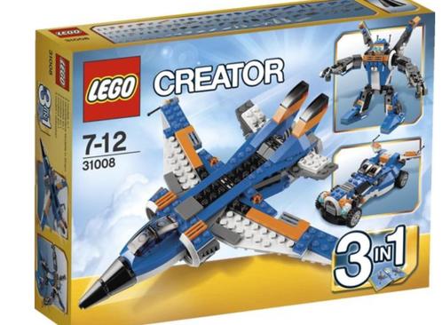 LEGO Creator Thunder Wings - 31008, Enfants & Bébés, Jouets | Duplo & Lego, Utilisé, Lego, Ensemble complet, Enlèvement ou Envoi