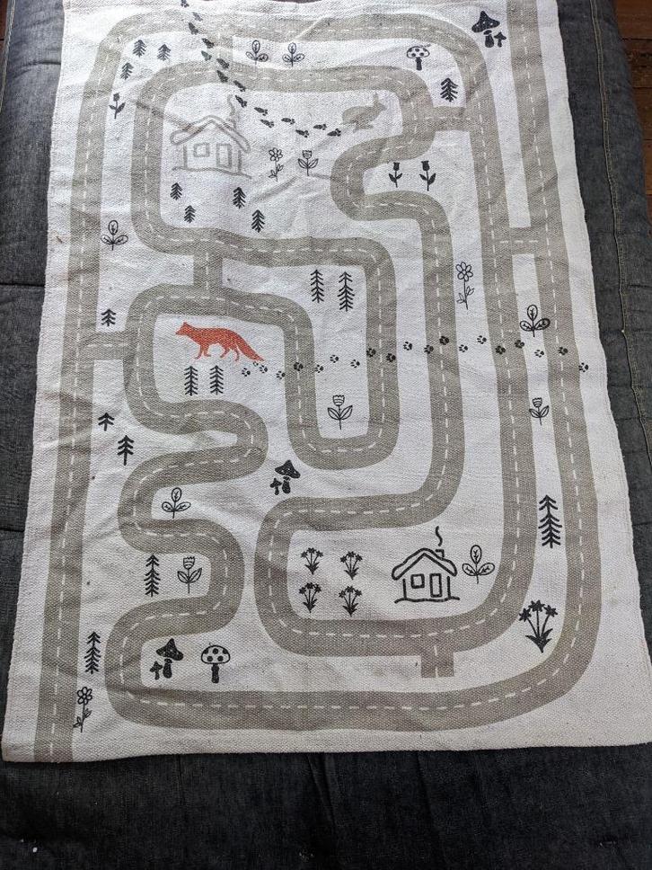 Speelmat / Verkeerstapijt Handgemaakt, Kinderen en Baby's, Speelgoed | Speelkleden, Gebruikt, Ophalen of Verzenden