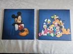2 x canvas Disney, Ophalen of Verzenden, Gebruikt, Wanddecoratie