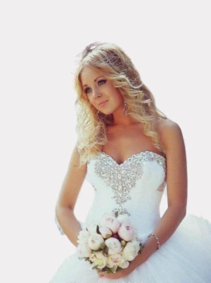 Prinsessen trouwjurk, maat 34, 36, 38, Kleding | Dames, Trouwkleding en Trouwaccessoires, Nieuw, Trouwjurk, Ophalen of Verzenden